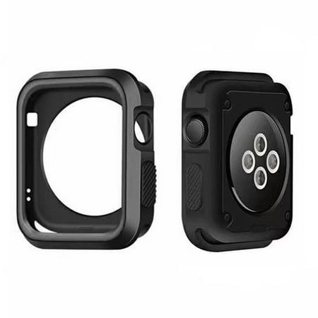 Screen Gre Apple Series 4 3 2 1 protector Cover Case Screen Protector 38 42mm For Apple Watch Gray 38mm ()