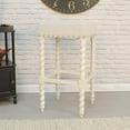 thumbnail image 3 of Carolina Living Remick 30" Barstool - Vintage White - Linen Upholstery, 3 of 3