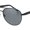 All Black, variant on Womens Luxury Designer Style Aviator Fashion Sunglasses Silver Black