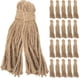 thumbnail image 1 of 30 borlas de yute para manualidades: guirnaldas de cuentas de madera, cuerda de arpillera, decoración rústica navideña, manualidades, borlas de yute., 1 of 1