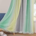 thumbnail image 4 of Cortina XiDi Blackout Kids, color amarillo, gris y verde, 86 x 160 cm, 4 of 9