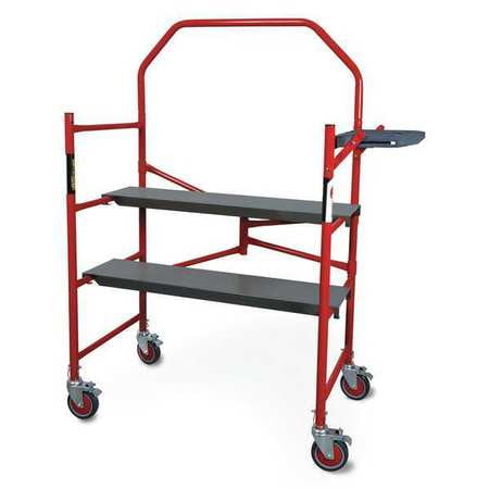 METALTECH Portable Scaffold,4-1 4 ft.L,Steel I-BM4S by METALTECH-OMEGA, INC