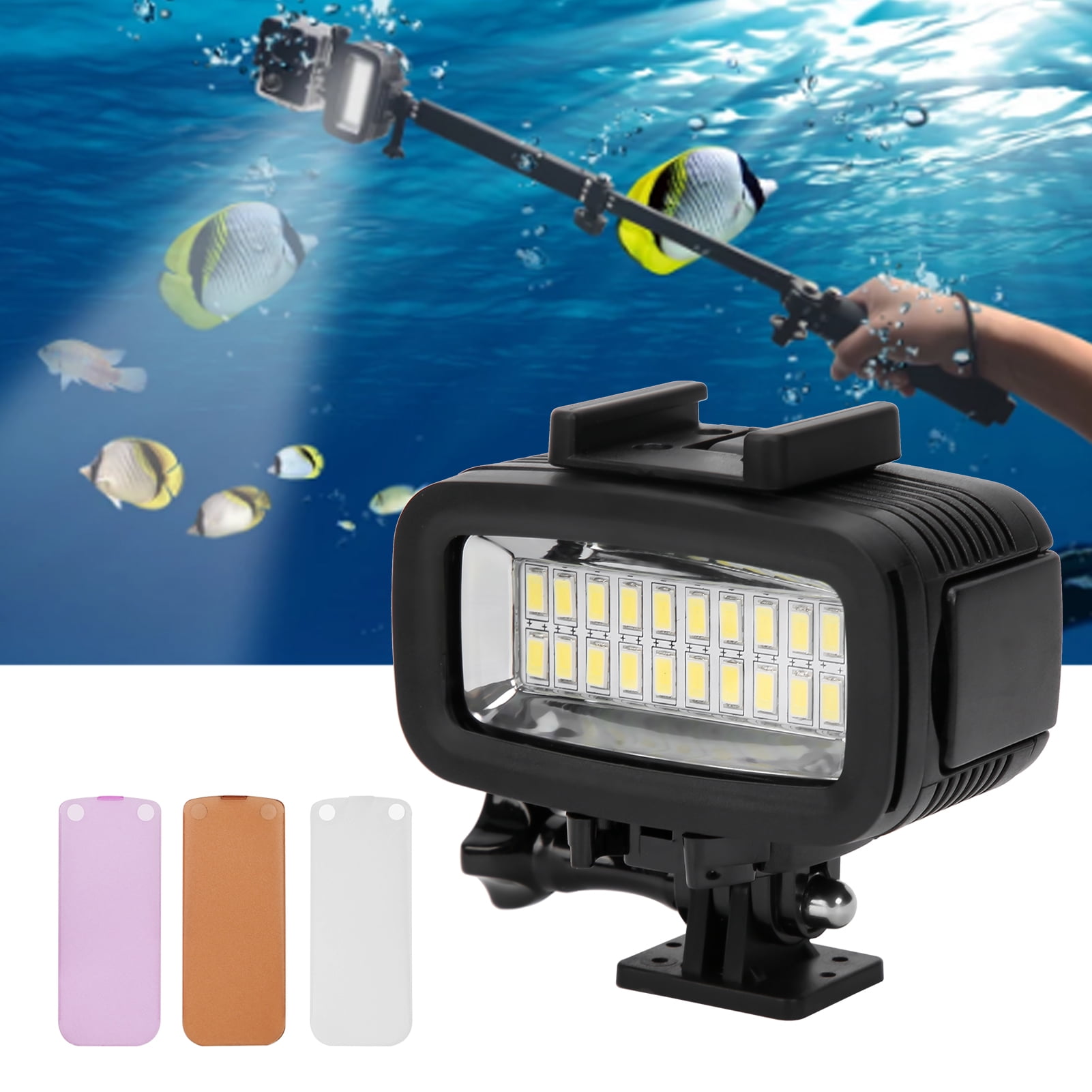 Ymiko Diving Light,40m Underwater Photography Fill Light Waterproof