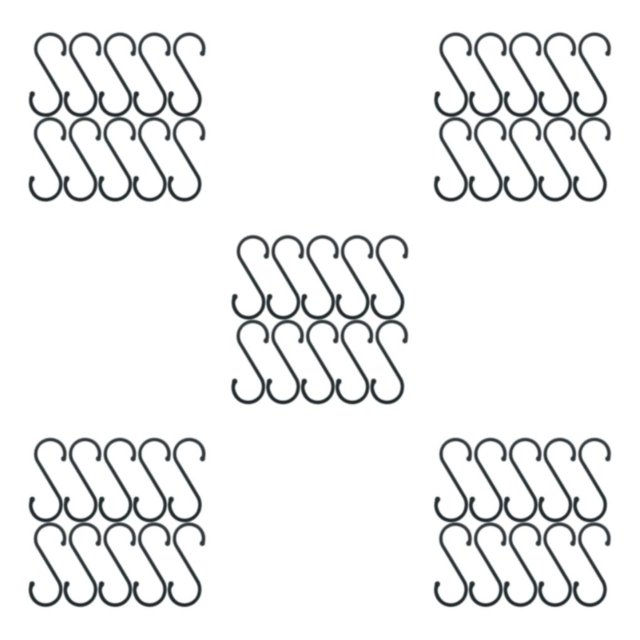 Cateissary 10 ganchos fáciles de colgar para colgar ganchos en S duraderos y convenientes ganchos en forma de S de alta resistencia ganchos en S Type2 NO2