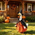 thumbnail image 3 of AZXY Halloween Porch Goose Outfits, 23" Goose Clothes for Cement & Plastic Porch Goose Statue, Goose Costume Dress , Halloween Decor, Outdoor Halloween Decorations for Yard Lawn Patio Garden Porch, 3 of 6