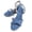 light blue, variant on Women’s Espadrille Wedge Sandals, Cross Strap Buckle Platform Summer Shoes