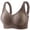 c01Brown, variant on (M-5XL) Plus Size Lifting Bras for Women Seamless Wirefree Push Up Anti-Sagging Full Coverage Comfy Soft Bra Beige M