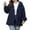 Navy, variant on Fall Jackets for Women 2025 Solid Windbreaker Oversize Zipper Button Drawstring Hooded Windproof Waterproof Hiking Travel Outerwear