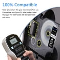 thumbnail image 4 of USUPERINK 3 Pack Compatible for DYMO D1 45021 S0720610 12mm 1/2 inch x 23 feet White on Black Label Tape Cartridge Refill for LabelManager 160 280 360D COLORPOP LabelWriter 400 450 Duo Label Maker, 4 of 4