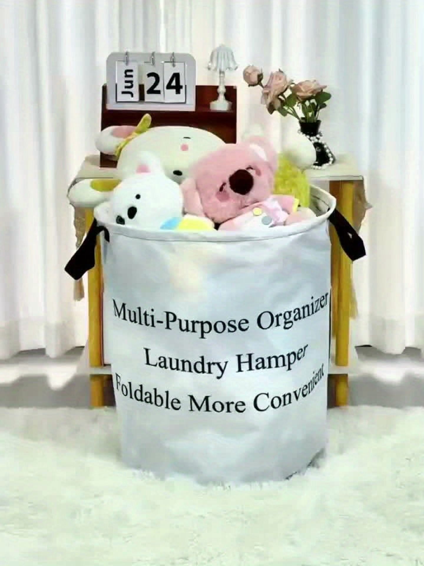 Airplane Hot Air Balloon Printed Storage Basket, Oversized Foldable Laundry Basket, Foldable and Handleable Round Laundry Basket, for Bedroom/bathroom Toys, Laundry Basket