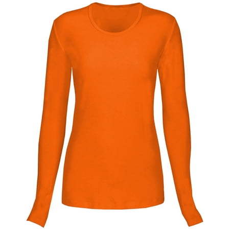 T Flex Womens Comfort Long Sleeve T-Shirt Underscrub Tee Layering Shirt