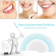thumbnail image 6 of SharkTRUE 160pcs Double-ended Toothpick Soft Silicone Tooth Picks Floss Interdental Brush Stick Hygiene Tools, 6 of 7