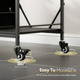 thumbnail image 4 of LINJH 3 Drawers File Cabinet File Folders Filing Cabinets Open Storage Shelf Black, 4 of 24