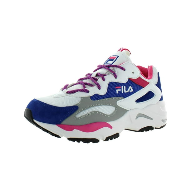 FILA - Fila Womens Ray Tracer Suede Colorblock Fashion Sneakers ...