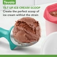 thumbnail image 6 of Tovolo Ice Cream Scoop Tropical Breeze Seafoam Green Dishwasher Safe Heavy Duty Ice Cream Scooper with Elevated Tilt Up Design, Heat Retaining Ice Cream Scoops with Non Slip Handle for Cookie Dough, 6 of 6