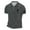 Dark Gray, variant on Men Polo Shirts Casual Crucifix Printed Short Sleeve Button Up Collared Tops Summer Sport Breathable T Shirts for Man Light Gray XL