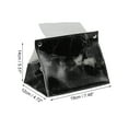 thumbnail image 2 of Unique Bargains 1 Pc Portable Marble Pattern Tissue Box Cover for Living Room Table Desk Black PU, 2 of 3