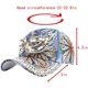 thumbnail image 3 of Sombrero de sol Bling Rhinestone JAMW Encaje Brillo Lentejuelas Sencillez, 3 of 5