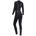 thumbnail image 1 of Trajes de neopreno de 3 mm Trajes de buceo completos con cremallera trasera para mujer (Negro L) Ehuebsd Para estrenar, 1 of 9