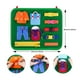 thumbnail image 2 of Ounissouiy Tablero de vestir educativo temprano para niños, colorido entrenamiento de habilidades motoras, tablero de fieltro y seguro, Juguetes Educativos, 2 of 6