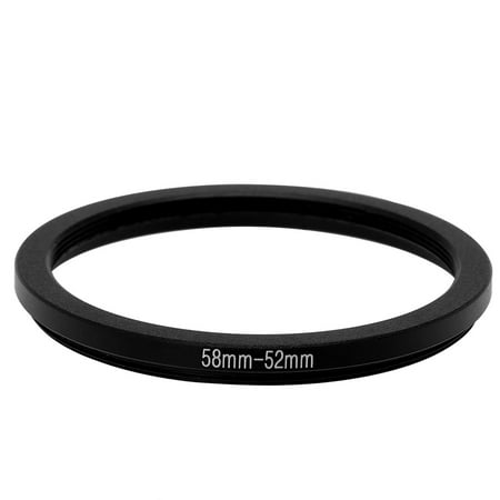 Unique Bargains 58mm-52mm 58-52mm 58mm to 52mm Step Down Filter Ring Stepping Adapter Adaptor