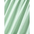 thumbnail image 6 of Mint Green High Waist Pleated A-Line Flowing Maxi Skirt For Women, 6 of 6