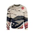 thumbnail image 1 of Sudadera con capucha con estampado 3D de onda de mar de estilo japonés para hombres y niños, sudadera informal Harajuku Y2k, jersey con cuello redondo, sudaderas con capucha, ropa para hombre, 1 of 5