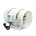 thumbnail image 3 of Exhaust Fan 3''4''5''6'' Silent Inline Pipe Duct Fan Bathroom Extractor Ventilation Kitchen Toilet Wall Air Clean Ventilator ,Fast Wind Speed, 3 of 4