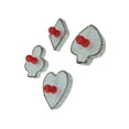 thumbnail image 2 of Zeckos Zinc Finish Playing Card Suit Cookie Cutter Wall Hooks Set of 4, 2 of 5