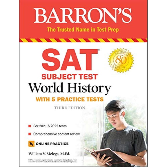 Pre-Owned SAT Subject Test World History: With 5 Practice Tests (Paperback) 1506264034 9781506264035