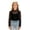 Black, variant on Ruyang Girls Sparkly Mesh Long Sleeved Tops Semi Round Neck Sun Cover Up Elegant Lace Layer Shirt Kids Fall Outfits Slim Fit Blouses