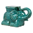 thumbnail image 1 of Urban Trends Collection: Ceramic Elephant Figurine, Gloss Finish, White, 1 of 1