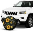 thumbnail image 2 of Kll Sunflowers Tire Cover,Universal Wheel Tire Cover For Trailer, Rv, Suv, Truck,Camper And Many Vehicle,(17 Inch), 2 of 7