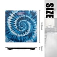 thumbnail image 2 of Bathroom Scale, Highly Accurate Digital Body Scale,Precisely Measures Weight up to 400 lbs-Tie-Dye Art With Spiral Patterns In Shades Of Blue And White, 2 of 4