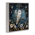 thumbnail image 3 of Stupell Industries French Country White Owl Forest Scene Gray Framed Giclee Art, 24 x 24, by The Dutch Lady, 3 of 8