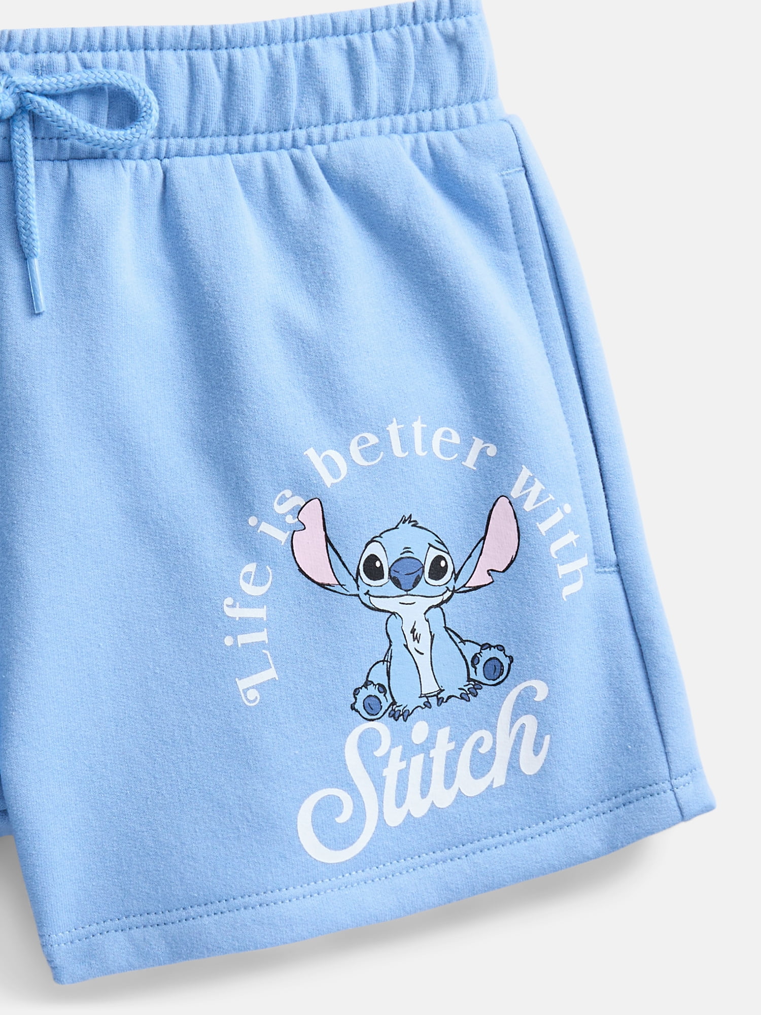 Lilo and Stitch Girls Graphic Fleece Shorts, Sizes 4-16