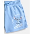thumbnail image 3 of Lilo and Stitch Girls Graphic Fleece Shorts, Sizes 4-16, 3 of 3