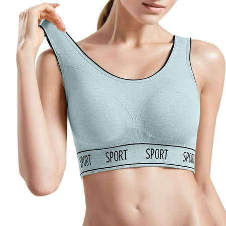 Xiaoxatg Womens  Sports Bra Longline Wirefree Padded With Medium Support Yoga Bras Gym Running Workout Tank Tops Athletic Sports Bras for Women