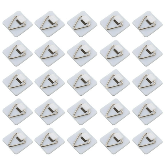 LABSERRON Triangle Picture Hangers White 50Pcs 1In