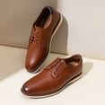 thumbnail image 7 of BURUDANI Mens Casual Round Toe Classic Lace-up Oxford Shoes, 7 of 7
