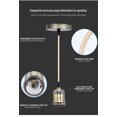thumbnail image 4 of Lámpara Colgante Vintage Estilo Industrial Portalámparas E27 Moderno con Cable Trenzado Redondo de 1M-Latón Antiguo, 4 of 5