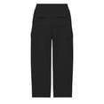 thumbnail image 4 of ClodeEU Women Elastic Waist Drawstring Sweatpant with Pocket ,Casual Loose Streetwear Pants ,Women's Plus XXL, 4 of 8