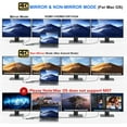 thumbnail image 4 of USB C to Dual HDMI Adapter,7 in 1 USB C Docking Station to Dual HDMI Displayport VGA ,USB to 3USB 2.0, Multi Monitor Adapter for Dell XPS 13 15,Lenovo Yoga,Huawei Matebook X pro,etc, 4 of 6