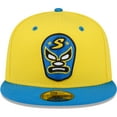 thumbnail image 2 of Men's New Era Yellow Sacramento River Cats Copa De La Diversion 59FIFTY Fitted Hat, 2 of 5
