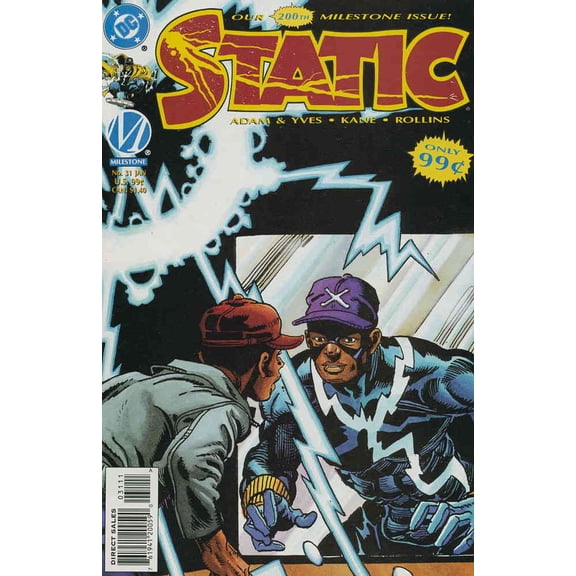Static #31 VF ; DC Comic Book