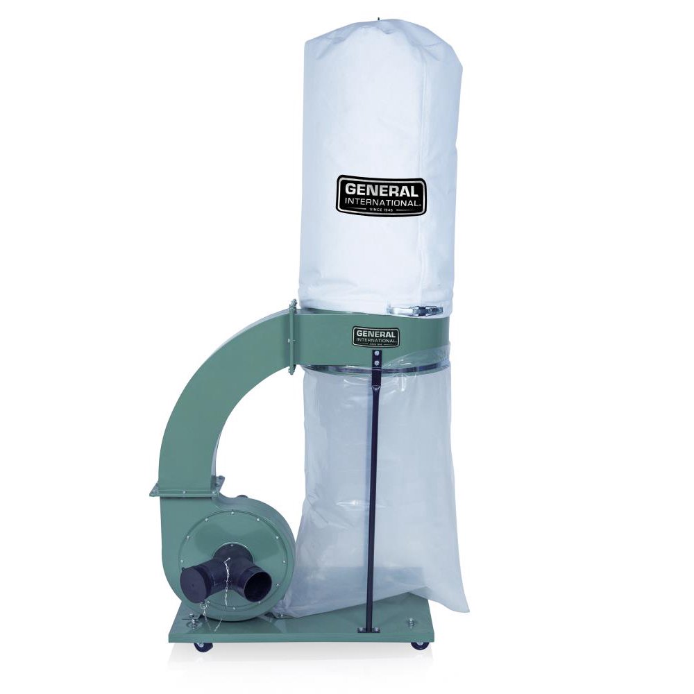 General International 1.5HP 14Amp Commerical Dust Collector with 2