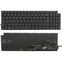 New US Black English Backlit Laptop Keyboard (Without palmrest) for Dell Inspiron 7506 2-in-1 Inspiron 7500 2-in-1 Light Backlight