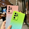 thumbnail image 6 of case for Samsung Galaxy Note 20 Ultra Case Magnetic, Compatible with MagSafe, Camera Lens Film Protection Shockproof Gradient Silicone Cases for Galaxy Note 20 Ultra Phone Case 6.9" (Green Blue), 6 of 12
