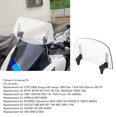 thumbnail image 4 of Pare-brise réglable pour moto, déflecteur de vent universel pour MT07, MT09, MT10, R1, R3, FZ6, TMAX530, TMAX 500, transparent, 4 of 4