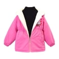 thumbnail image 2 of LOVZFMLL Jackets for Girls Kids's Winter Fleece Jacket 4-6 Years, 2 of 4